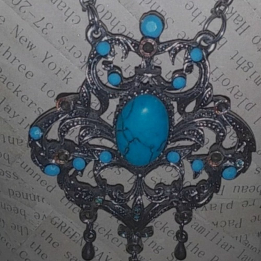 020VictoriaVintage Victorian one of kind necklace 2 in one - Picture 6 of 10